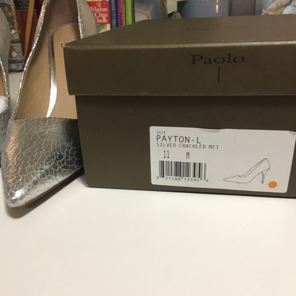 Linea Paolo silver heels NIB 🦩 - Picture 6 of 8